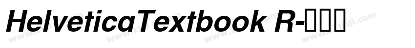 HelveticaTextbook R字体转换